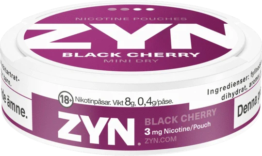 ZYN Black Cherry Mini Dry Normal 3mg