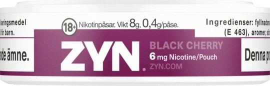 ZYN Black Cherry Mini Dry Extra Strong 6mg