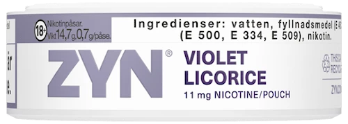 ZYN Violet Licorice Slim Extra Strong 11mg