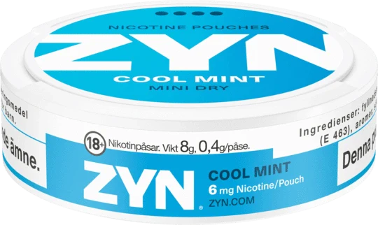 ZYN Cool Mint Mini Dry Extra Strong 6mg