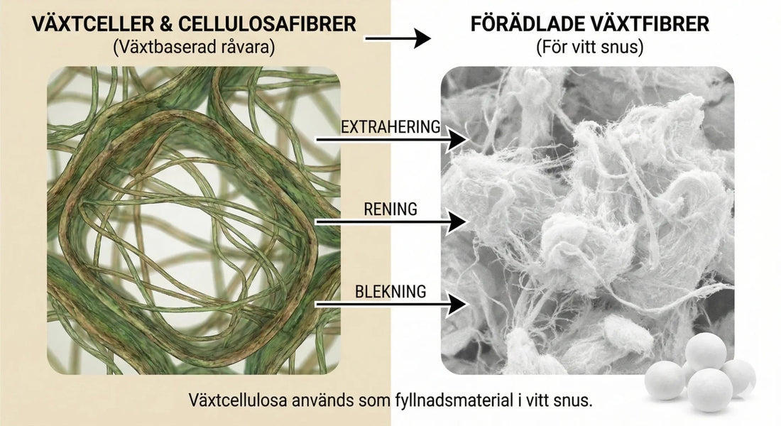 Vad innehåller vitt snus? Ingredienser och hur de påverkar upplevelsen - Snusstugan.se