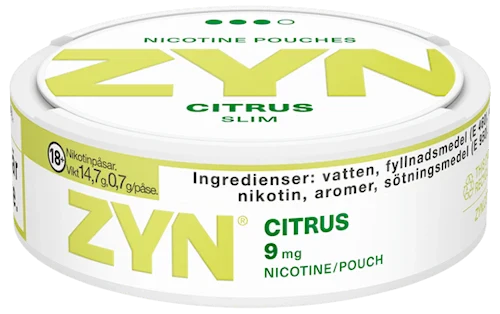 ZYN Citrus Slim Strong 9mg