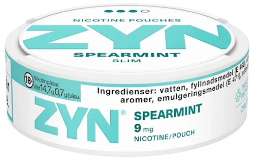 ZYN Spearmint Slim Strong 9mg