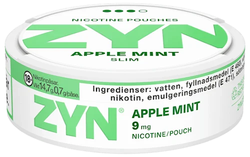ZYN Apple Mint Slim Strong 9mg