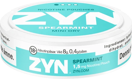 ZYN Spearmint Mini Dry Low 1,5mg