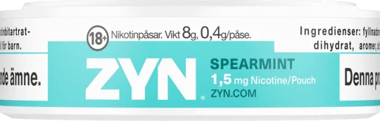 ZYN Spearmint Mini Dry Low 1,5mg