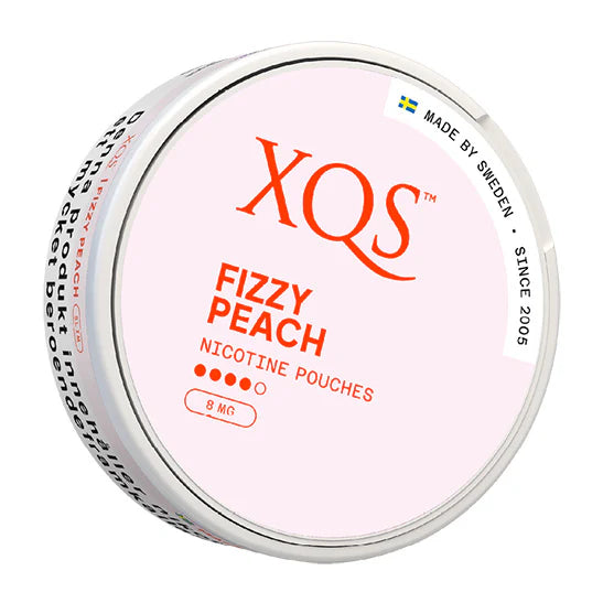 XQS Fizzy Peach Slim 8mg