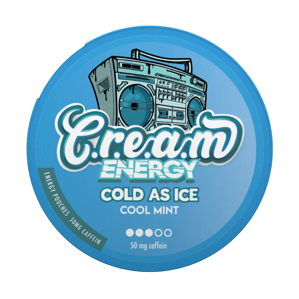 CREAM COLD AS ICE - Caffeine Pouch - Snusstugan.se