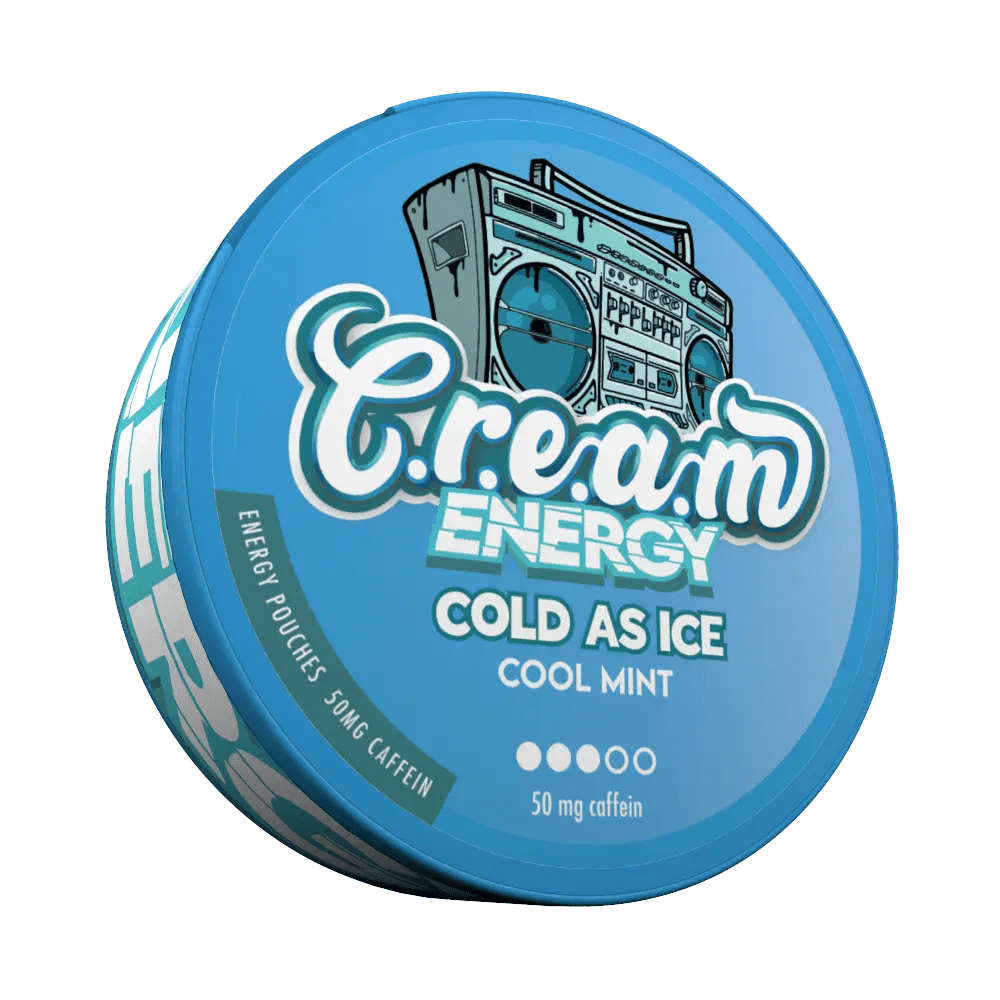 CREAM COLD AS ICE - Caffeine Pouch - Snusstugan.se