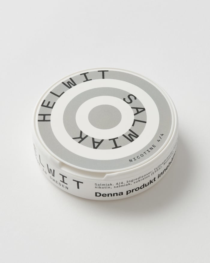 Helwit Salmiak Slim Strong 6 mg - Snusstugan.se