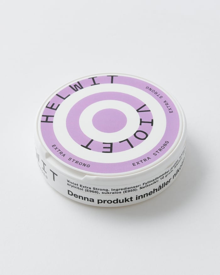 Helwit Violet Extra Strong 7.5 mg - Snusstugan.se
