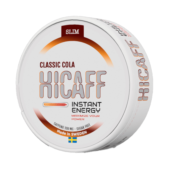 Hicaff Classic Cola Caffeine Pouch - Snusstugan.se