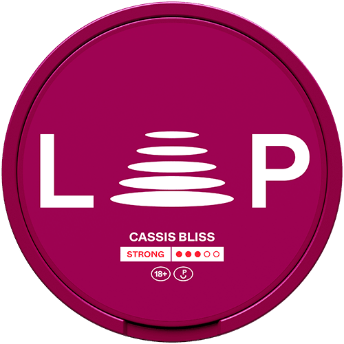 LOOP Cassis Bliss Slim Strong 9mg - Snusstugan.se