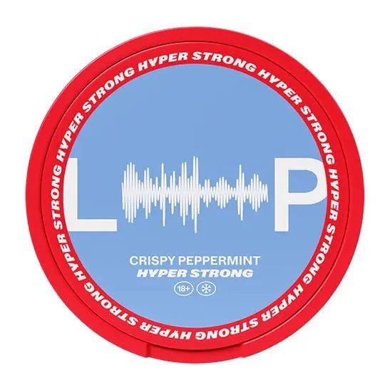 Loop Crispy Peppermint Hyper Strong 15mg - Snusstugan.se