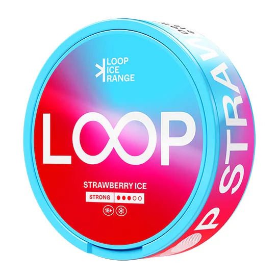 LOOP Strawberry Ice Strong 9mg - Snusstugan.se
