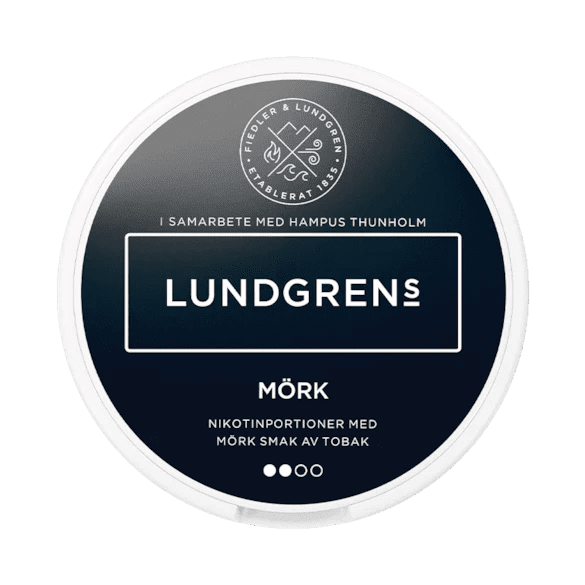 Lundgrens Mörk 8mg - Snusstugan.se