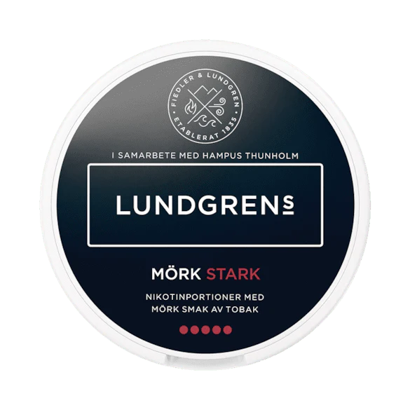 Lundgrens Mörk Strong 12mg - Snusio.com