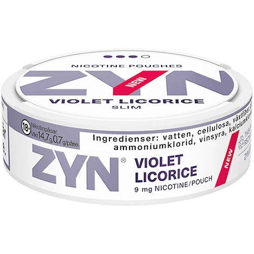 ZYN Violet Licorice Slim Strong 9mg