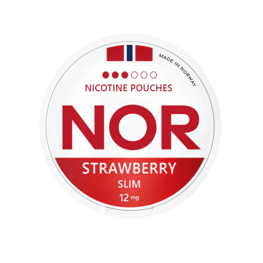 Nor No.4 Strawberry 12mg - Snusstugan.se