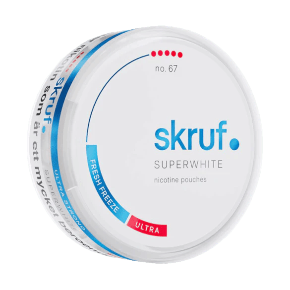 Skruf Superwhite Fresh Freeze 12mg - Snusstugan.se