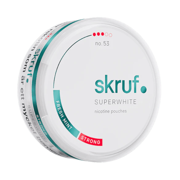Skruf Superwhite Fresh Mint 10mg - Snusstugan.se