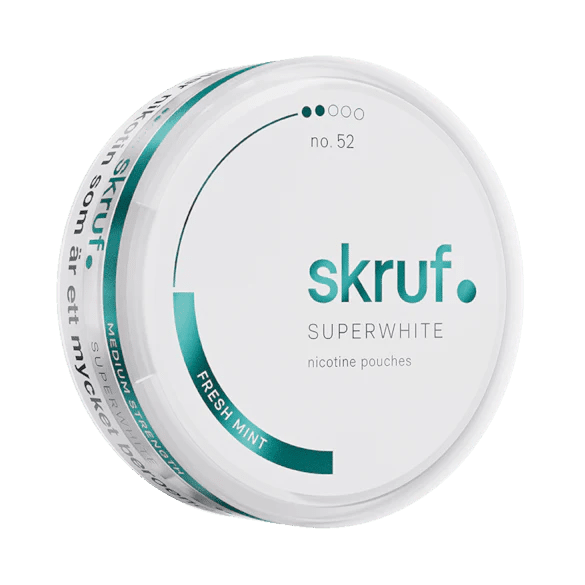 Skruf Superwhite Fresh Mint 6mg - Snusstugan.se