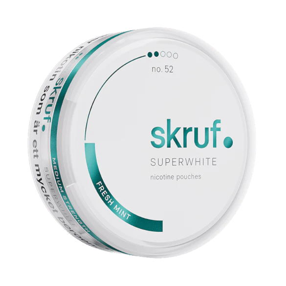 Skruf Superwhite Fresh Mint 6mg - Snusio.com