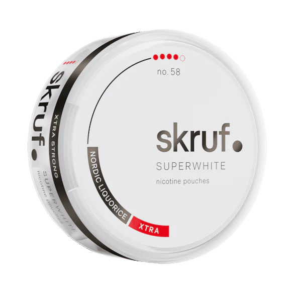 Skruf Superwhite Nordic Liquorice 11mg - Snusio.com