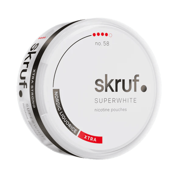 Skruf Superwhite Nordic Liquorice 11mg - Snusstugan.se