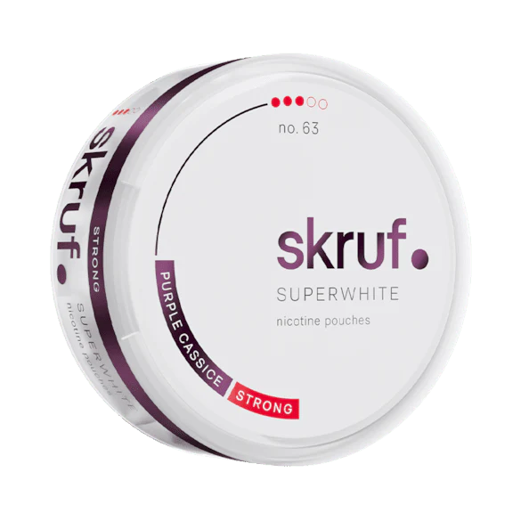 Skruf Superwhite Purple Cassice 10mg - Snusio.com