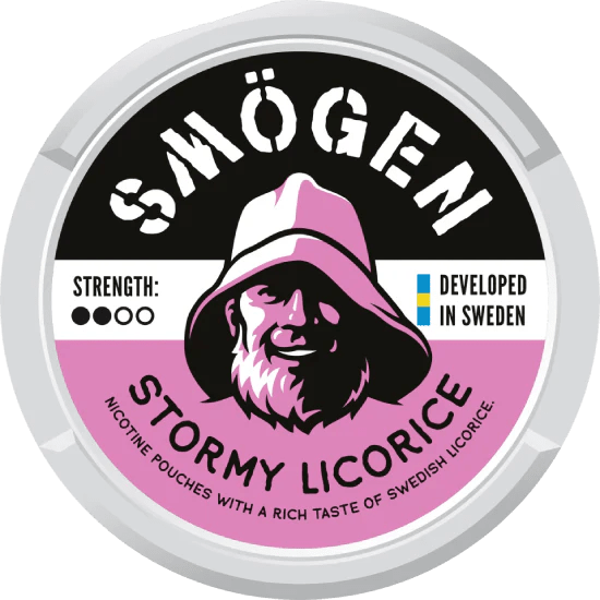 SMÖGEN Stormy Licorice 8mg - Snusstugan.se