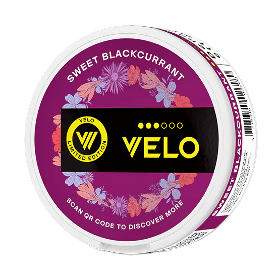 VELO Midsummer Sweet Blackcurrant 8mg - Snusstugan.se