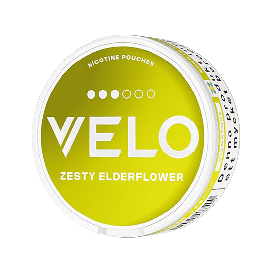 VELO Zesty Elderflower Strong - Snusstugan.se