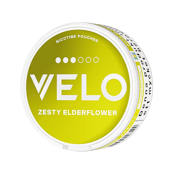 VELO Zesty Elderflower Strong - SNUSIO