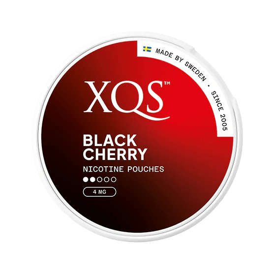 XQS Black Cherry 4mg - Snusstugan.se