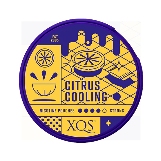 XQS Citrus Cooling Strong 8mg - Snusstugan.se