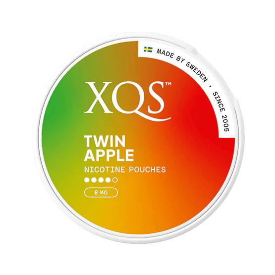 XQS Twin Apple Strong 8mg - Snusstugan.se
