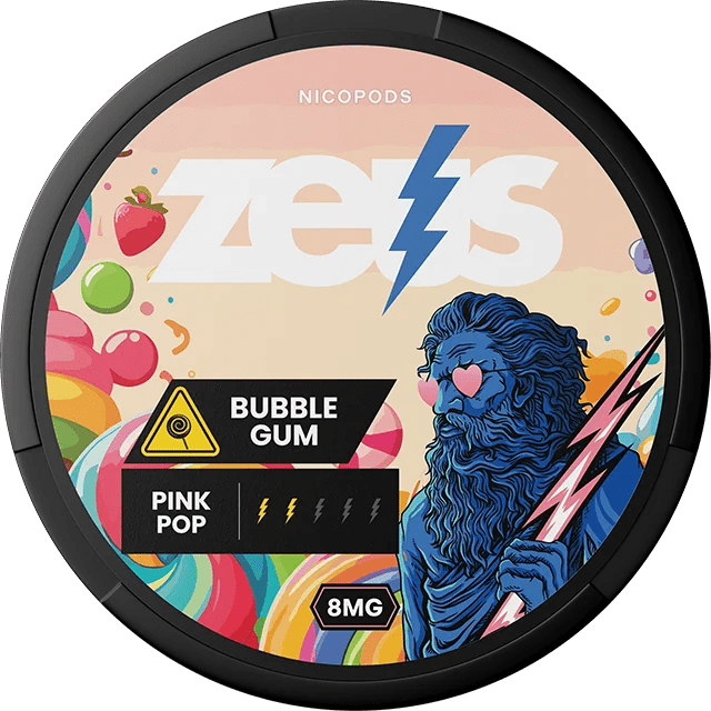 Zeus Bubble Gum 8mg