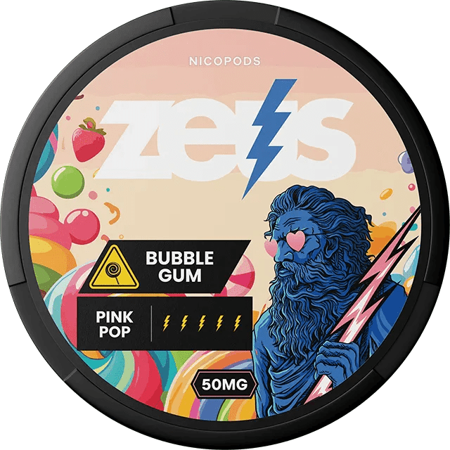 Zeus Bubble Gum 50mg - Snusstugan.se