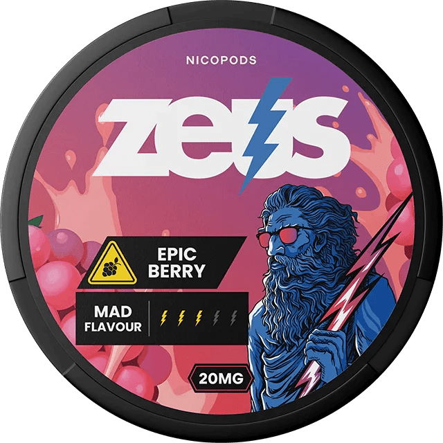 Zeus Epic Berry 20mg - Snusstugan.se
