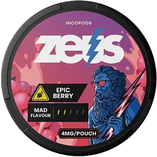 Zeus Epic Berry 8mg - Snusstugan.se