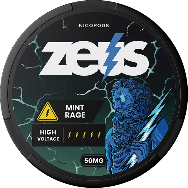 Zeus Mint Rage 50mg - Snusstugan.se