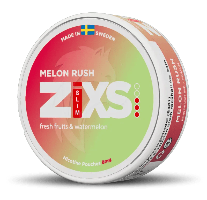 ZIXS Melon Rush 6mg - Snusstugan.se