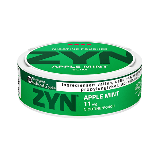 ZYN Apple Mint Slim 11mg - Snusstugan.se