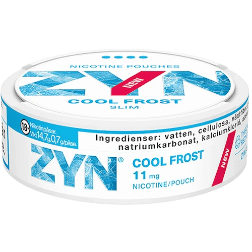 ZYN Cool Frost Slim Extra Strong 11mg - Snusstugan.se