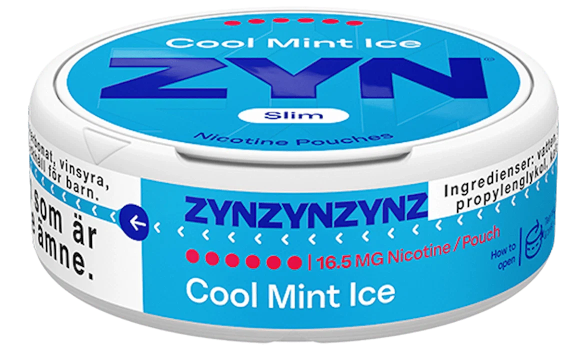 ZYN Cool Mint Ice Slim 16,5mg - SNUSIO