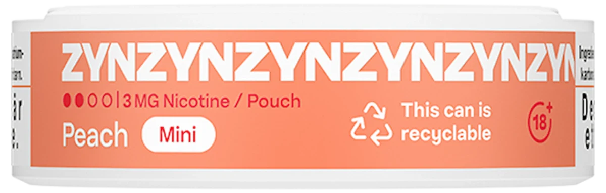 ZYN Peach Mini 3 mg - SNUSIO